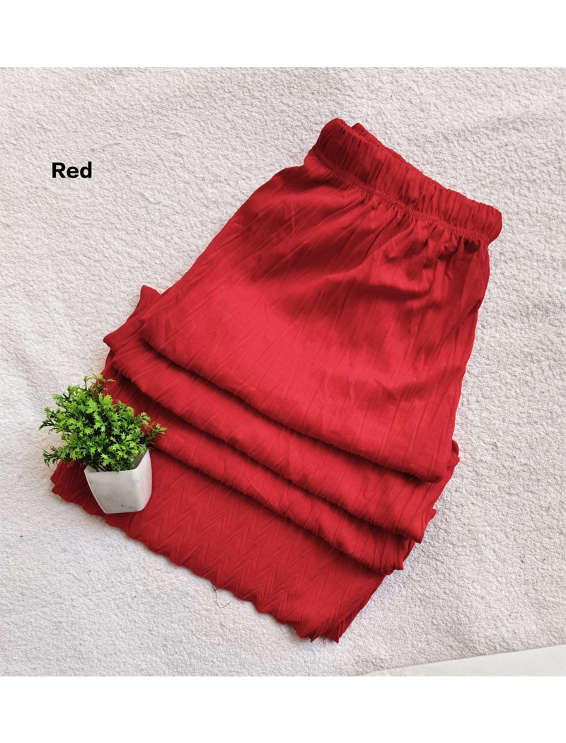 Palazzo Pants - 4232  RED