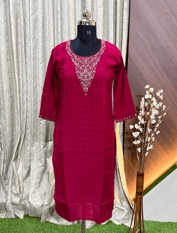 2682 - Embroidery Kurtis