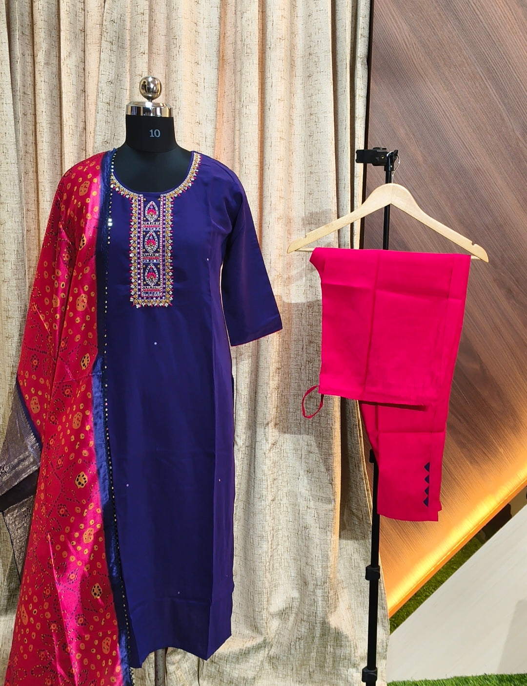 D1399 - Kurti with Pant and Dupatta