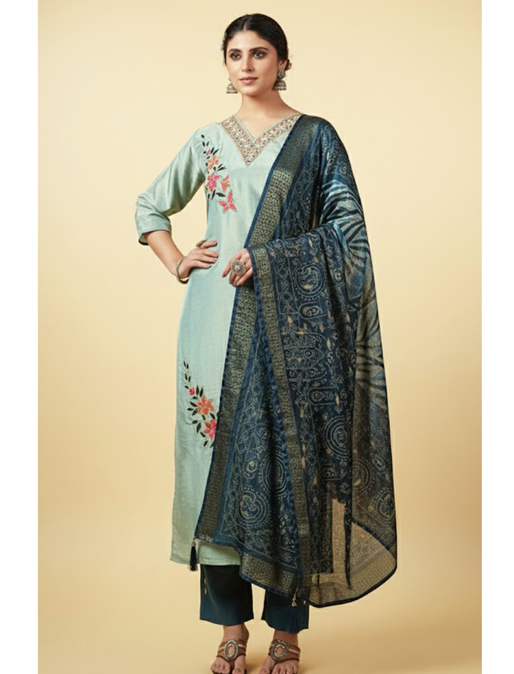 D1396 - Kurti with Pant and Dupatta