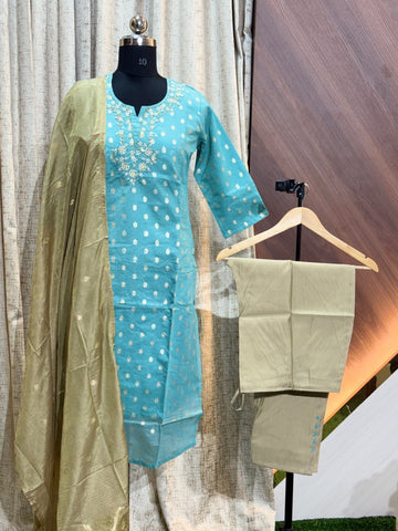 D1394 - Kurti with Pant and Dupatta