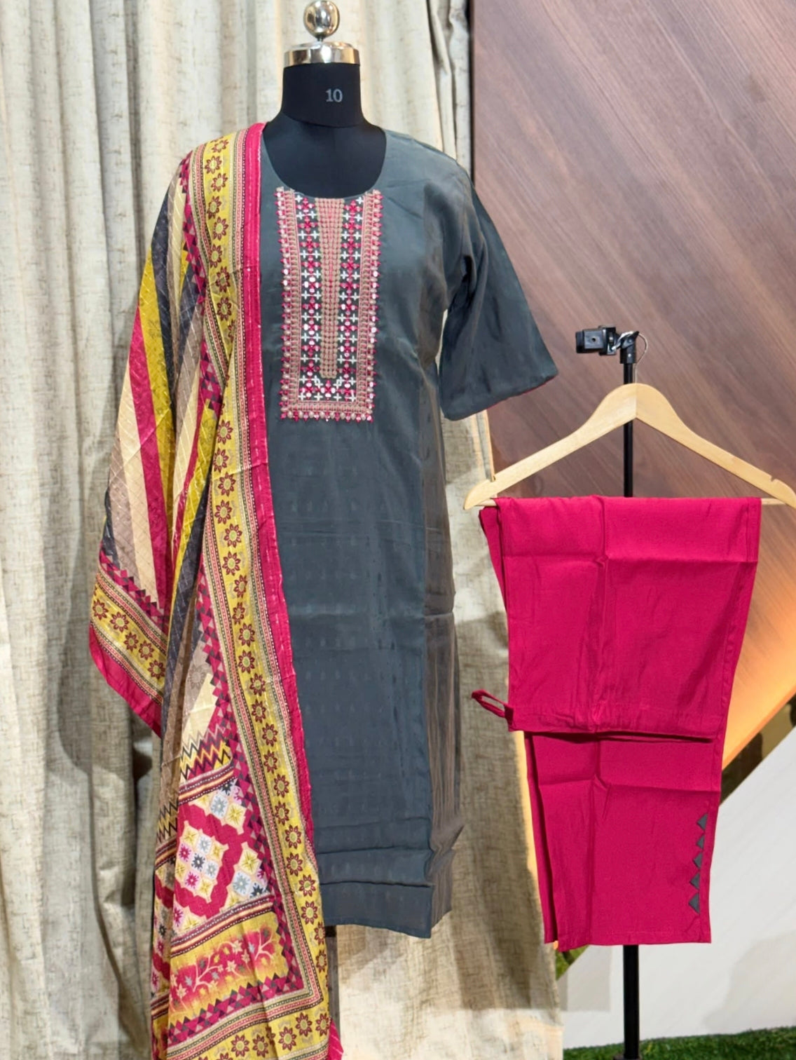 D1391 - Kurti with Pant and Dupatta