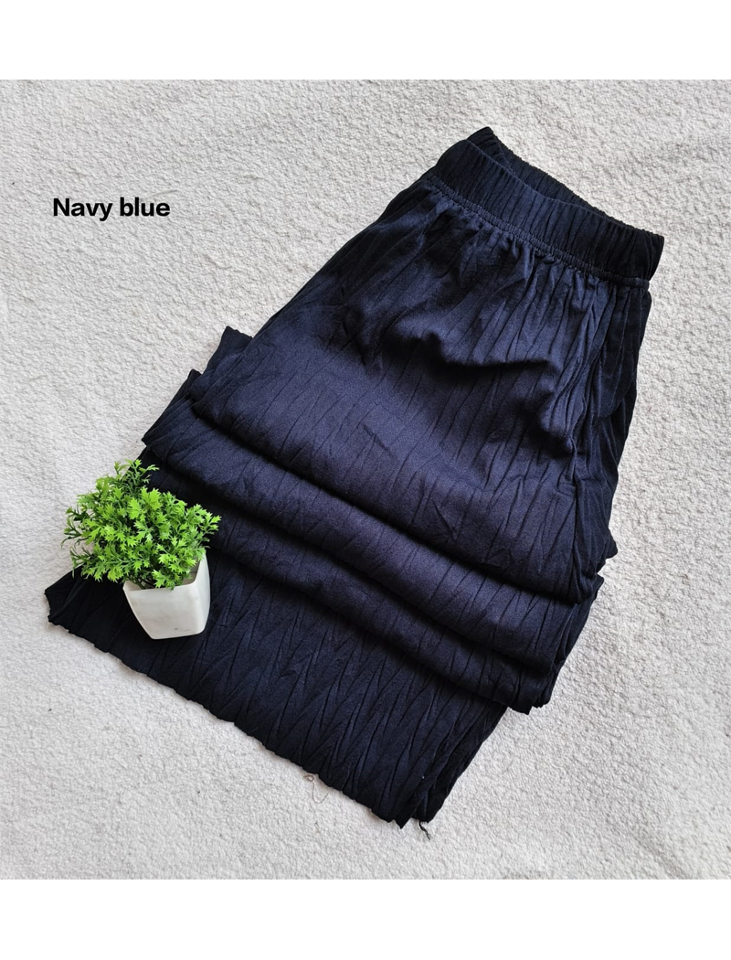 Palazzo Pants - 4233 (NAVY BLUE)