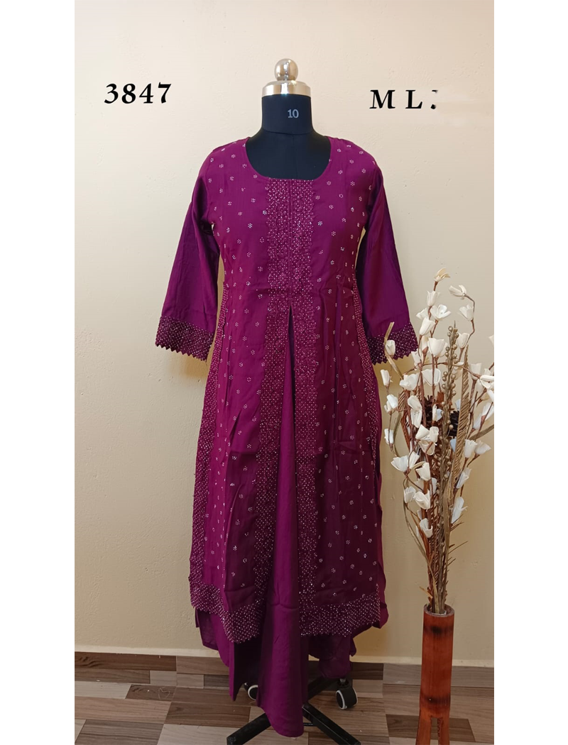 3847 - Designer wear Kurtis
