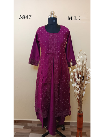 3847 - Designer wear Kurtis