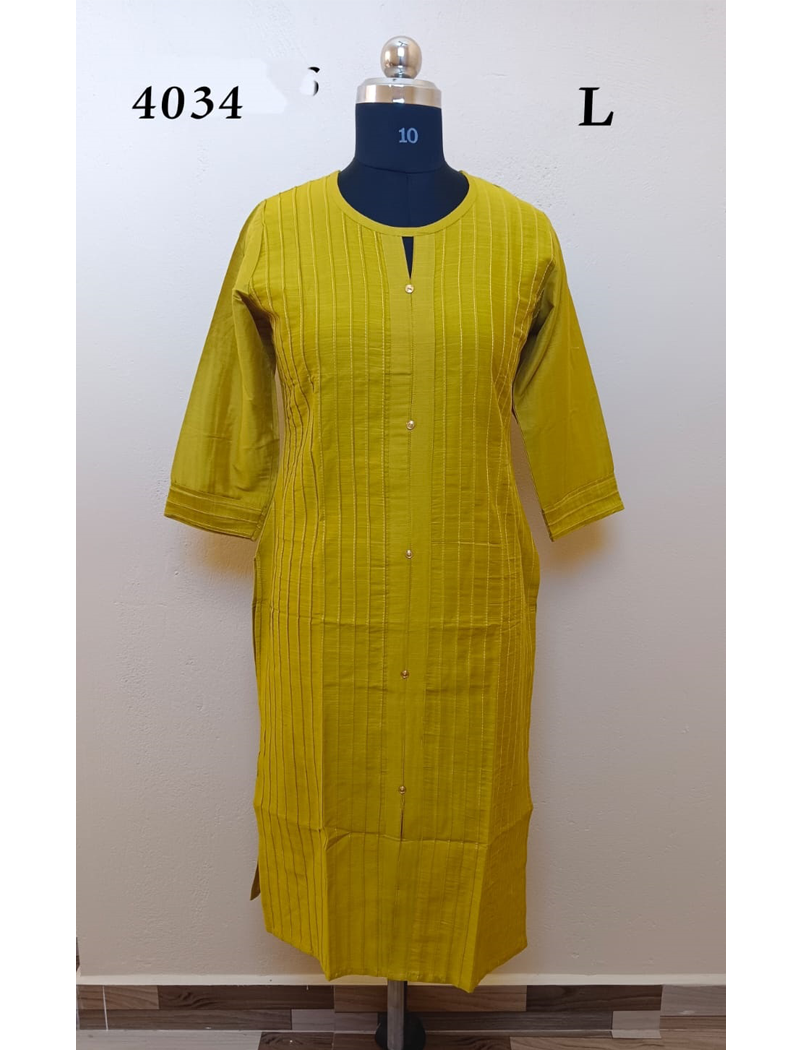 4034 - Silk Kurtis