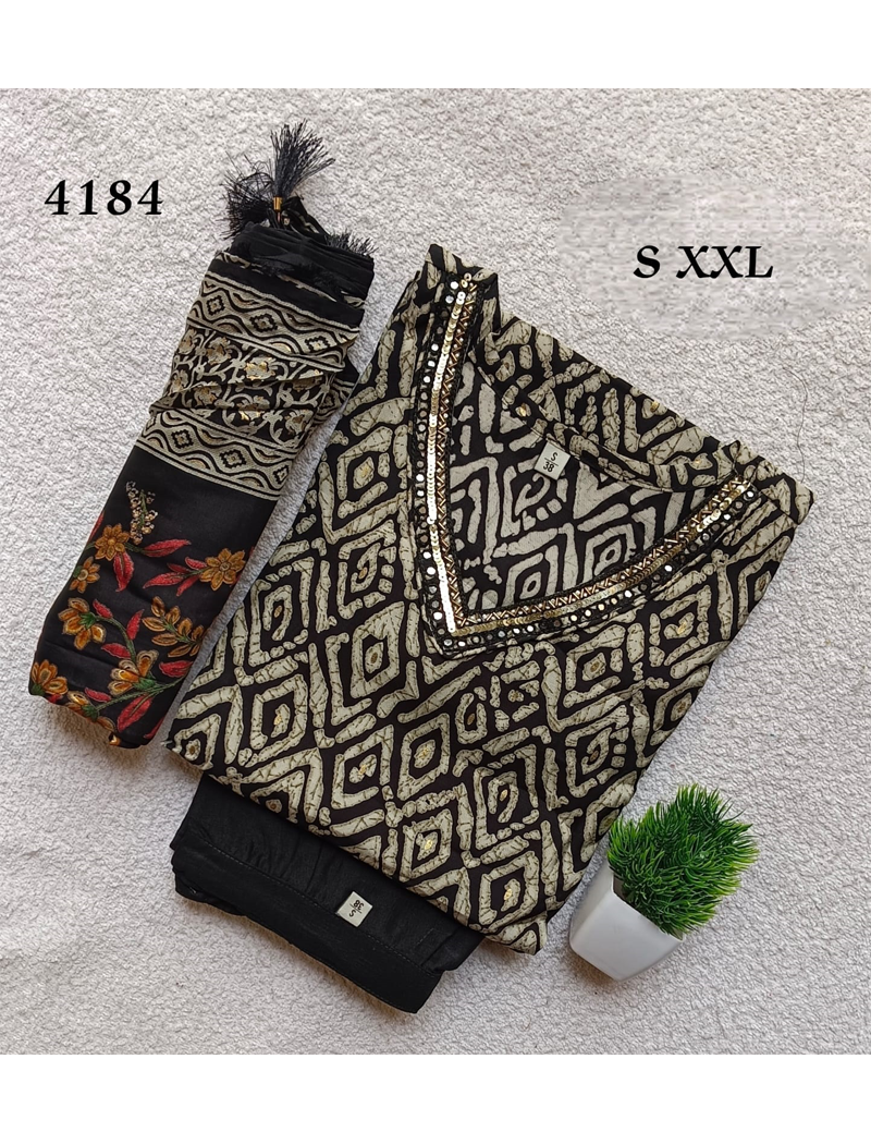 4184 - Kurti with Pant & Dupatta