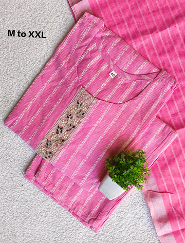 4503 - Cotton 3pc Kurta Set