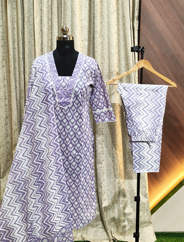 4597 - Kurti with Pant and Dupatta 3PC