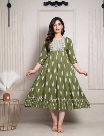 4614 -  Anarkali kurtis