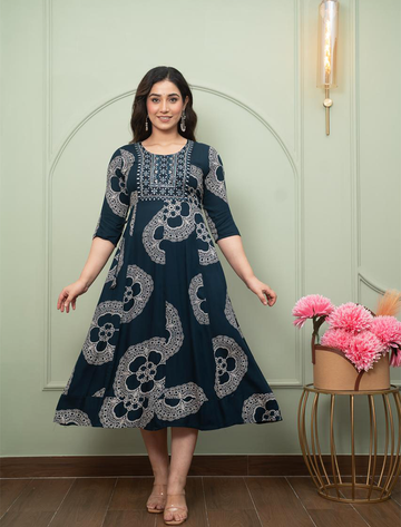 4616 -  Anarkali kurtis