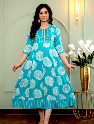 5414 -  Anarkali kurtis