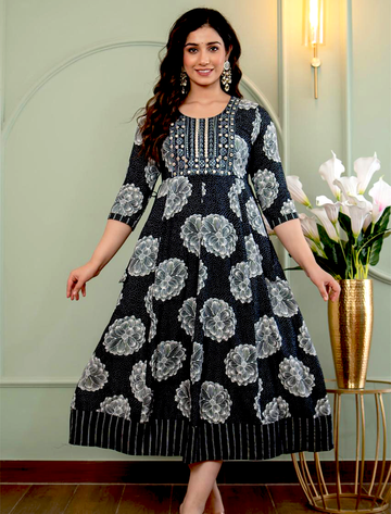 4641 -  Anarkali kurtis