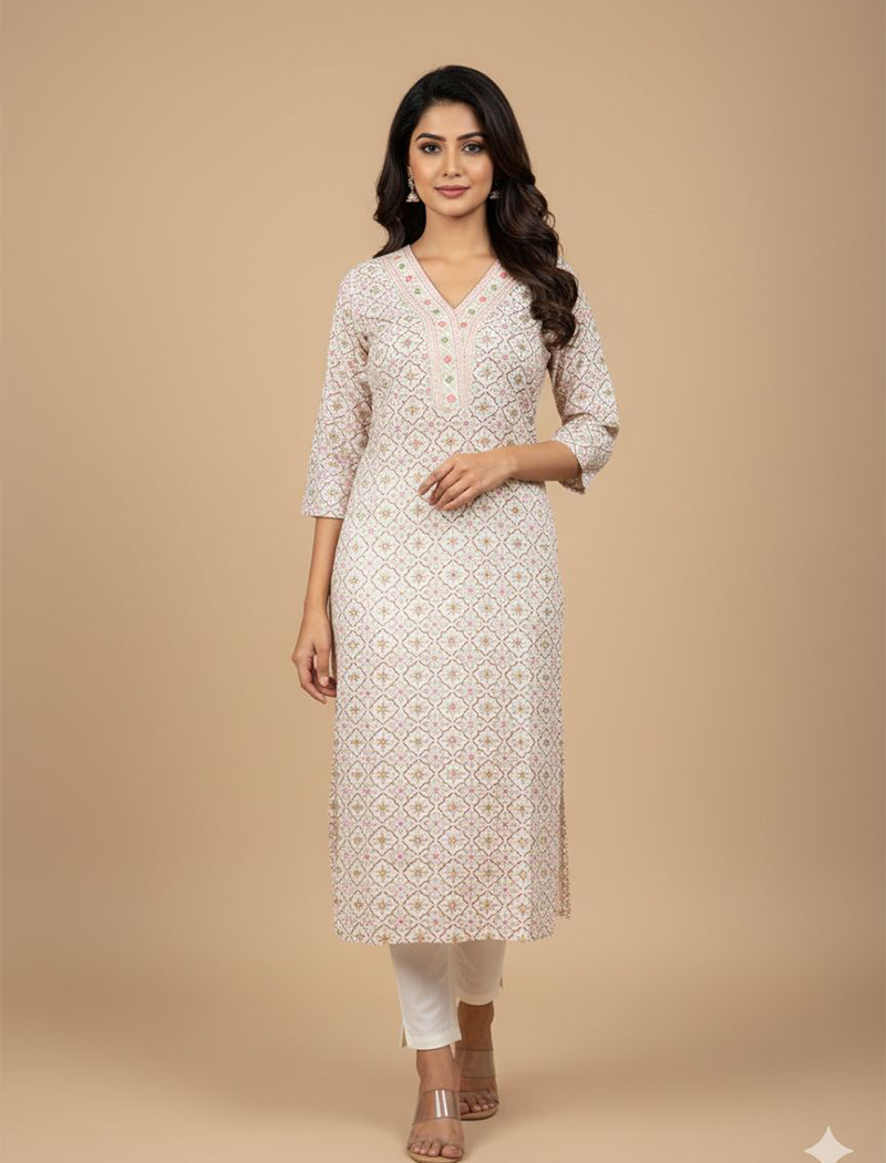 5863 - Long Kurtis