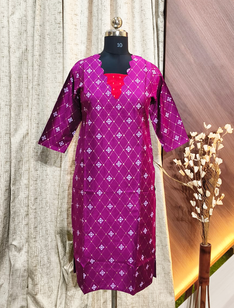 5431 - SILK KURTIS