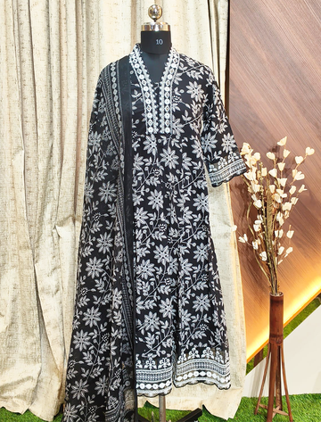 5618 -  Anarkali kurtis with duppatta