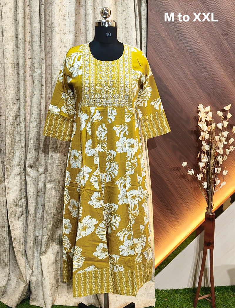 5642 -  Anarkali kurtis