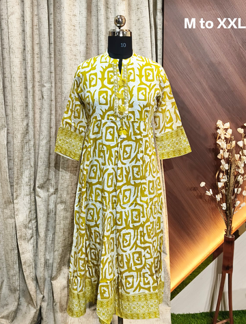 5648 -  Anarkali kurtis