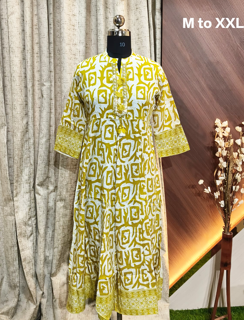 5648 -  Anarkali kurtis