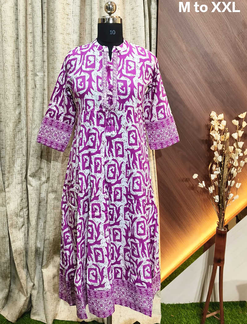 5651 -  Anarkali kurtis