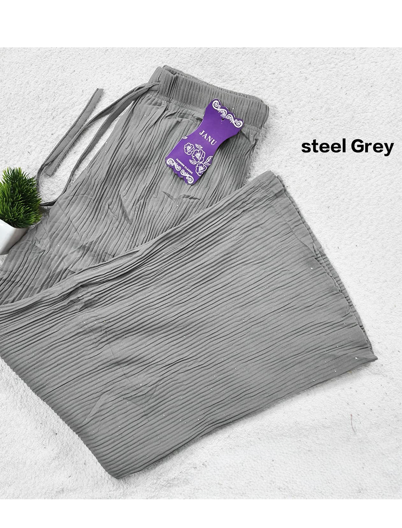Palazzo Pants -  5675 Light GREY