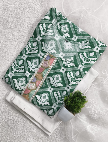 5837 - Cotton 3pc Kurta Set