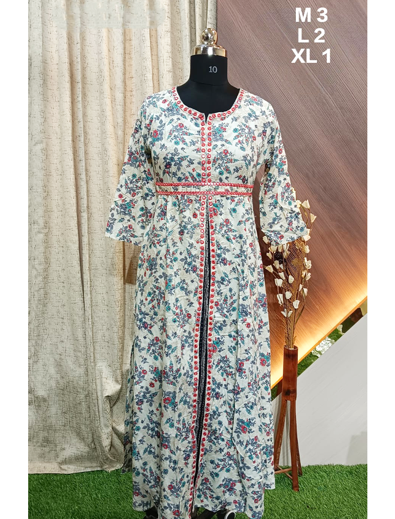 5926 - Anarkalli kurtis