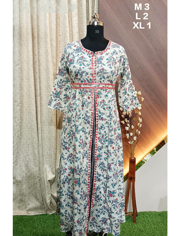 5926 - Anarkalli kurtis