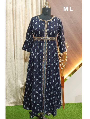 5928 - Anarkalli kurtis