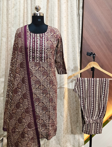 5999 - Kurti with Pant and Dupatta 3PC