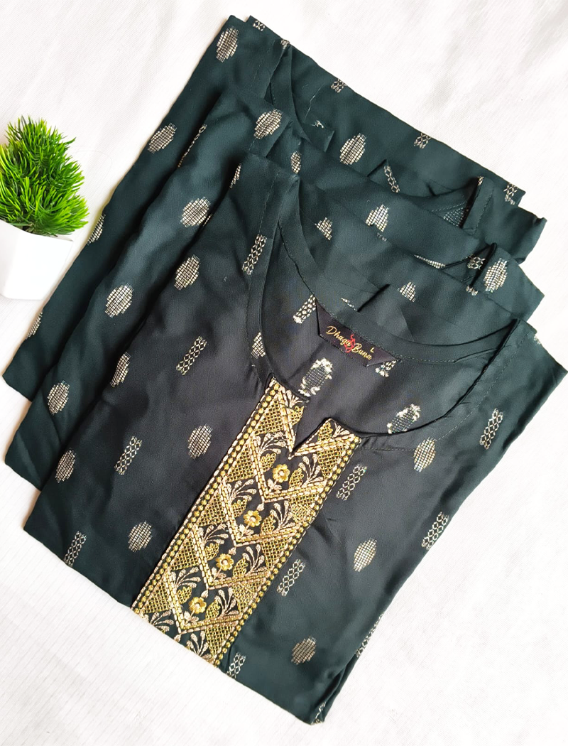 6242 - SILK KURTIS