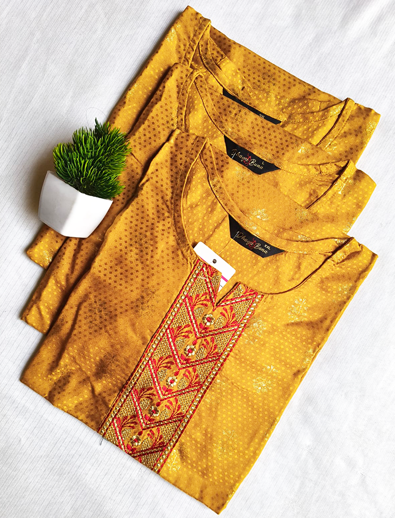 6248 - SILK KURTIS