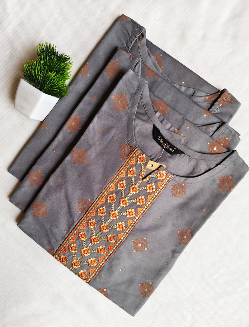 6249 - SILK KURTIS