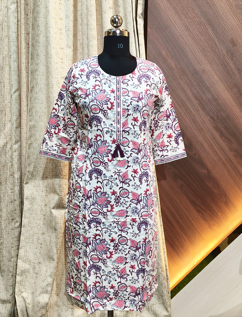 6359- Long Kurtis