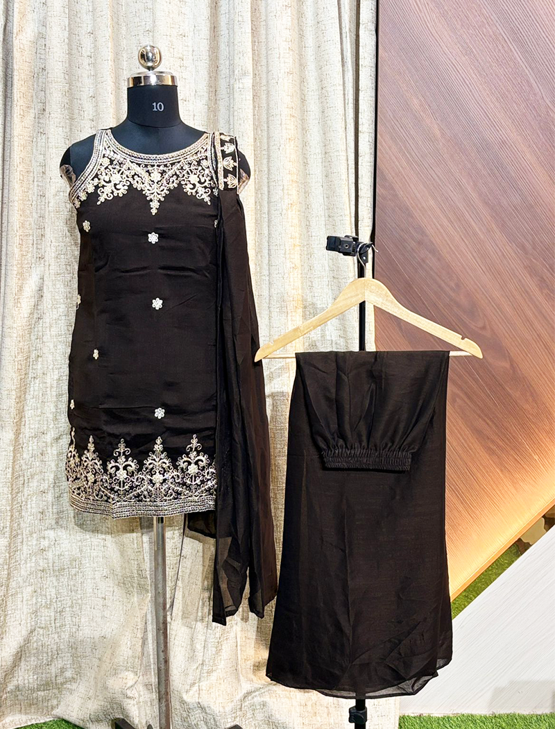 6543 - Sharara Sets(black)