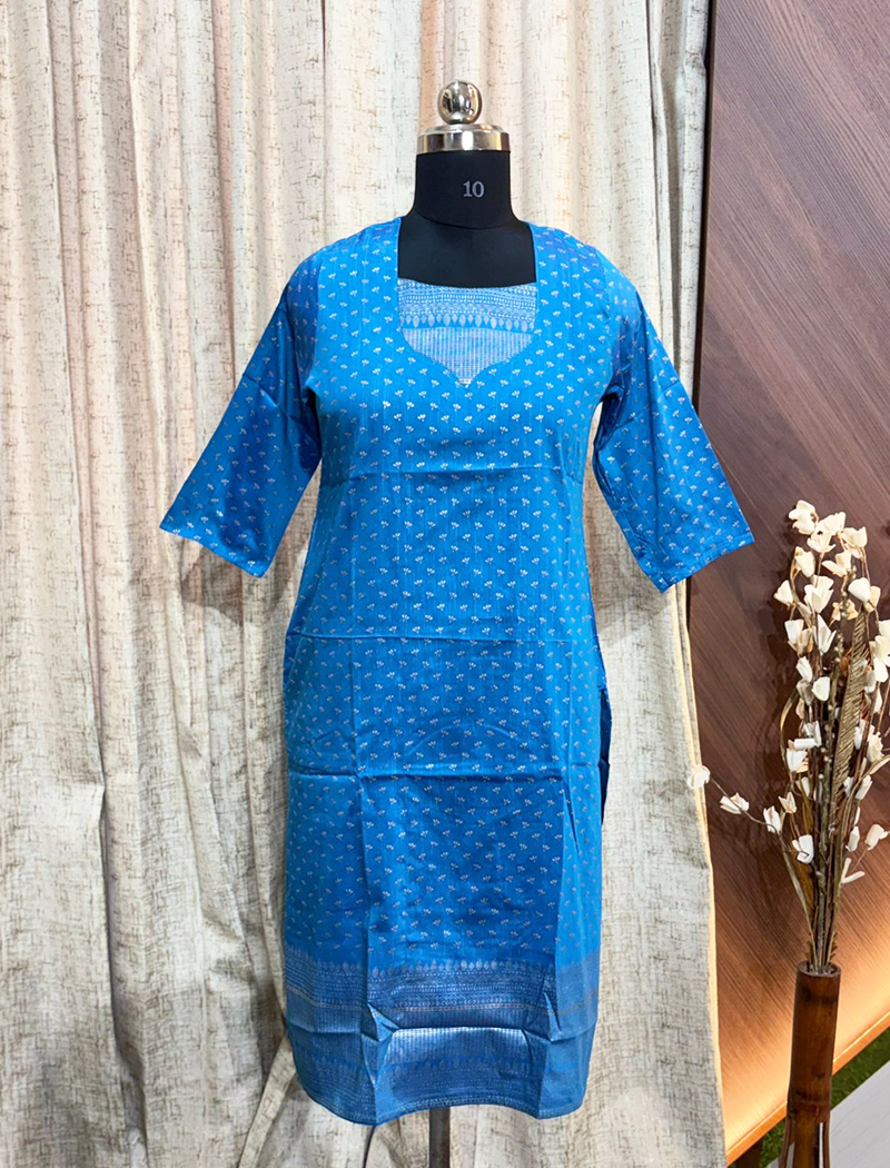 6849 - SILK KURTIS