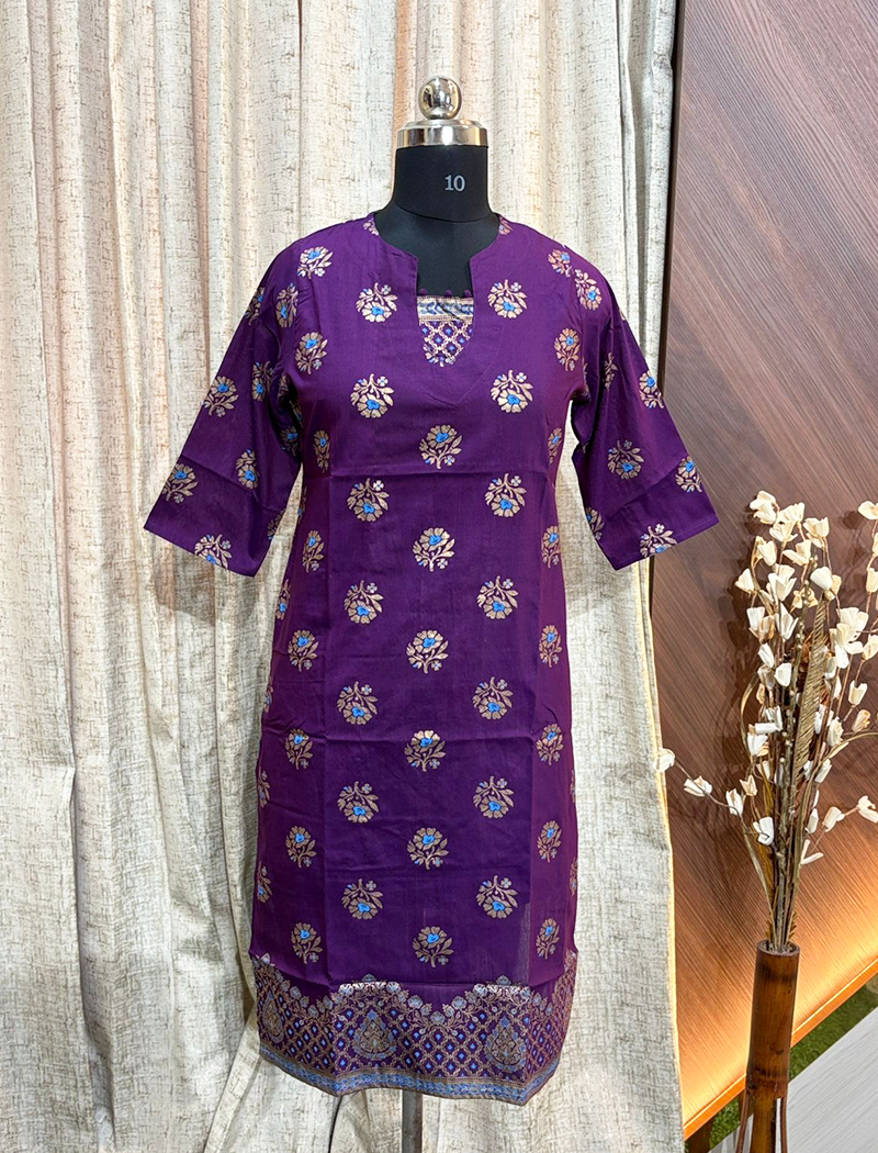 6850 SILK KURTIS