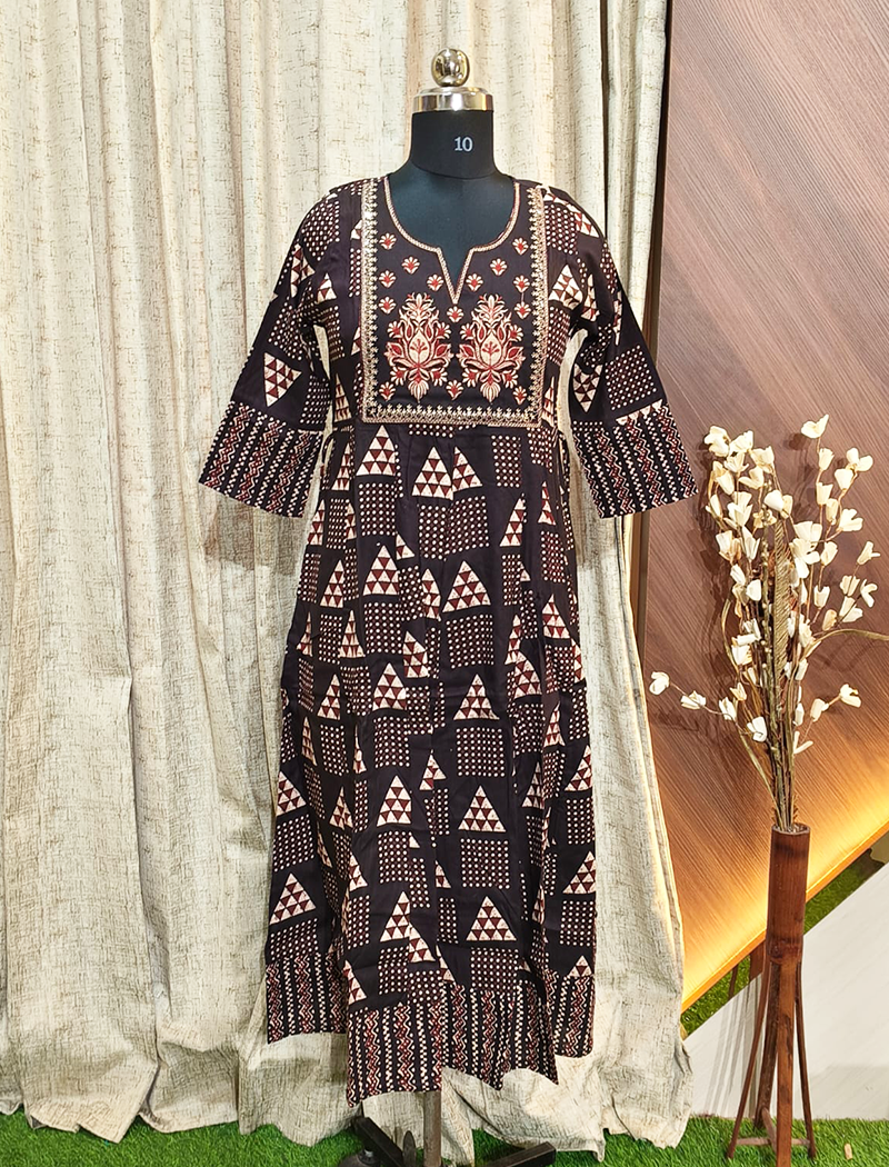 6861 -  Anarkali Kurtis