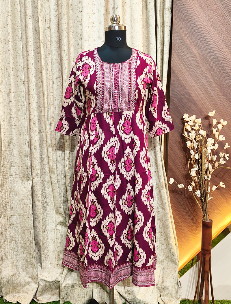 6867 -  Anarkali Kurtis