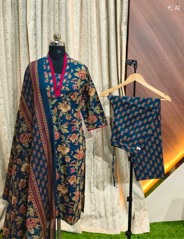 RC016 - Kurti and Pant with Dupatta 3pcs