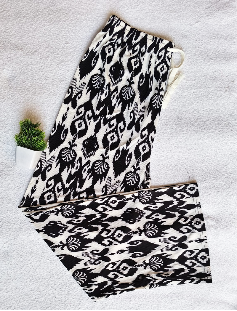 7206 Printed Palazzo Pants