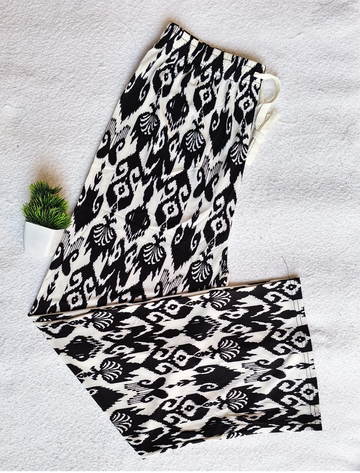 7206 Printed Palazzo Pants