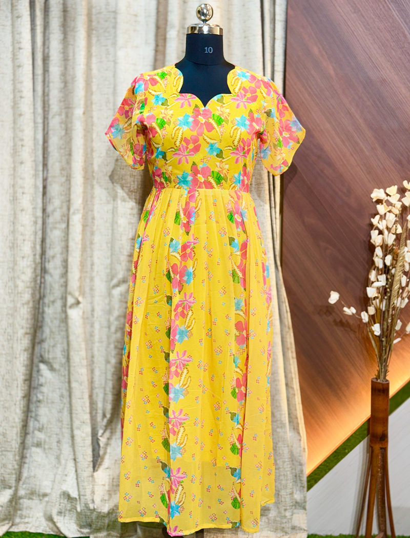 7307 -  Georgette Frock
