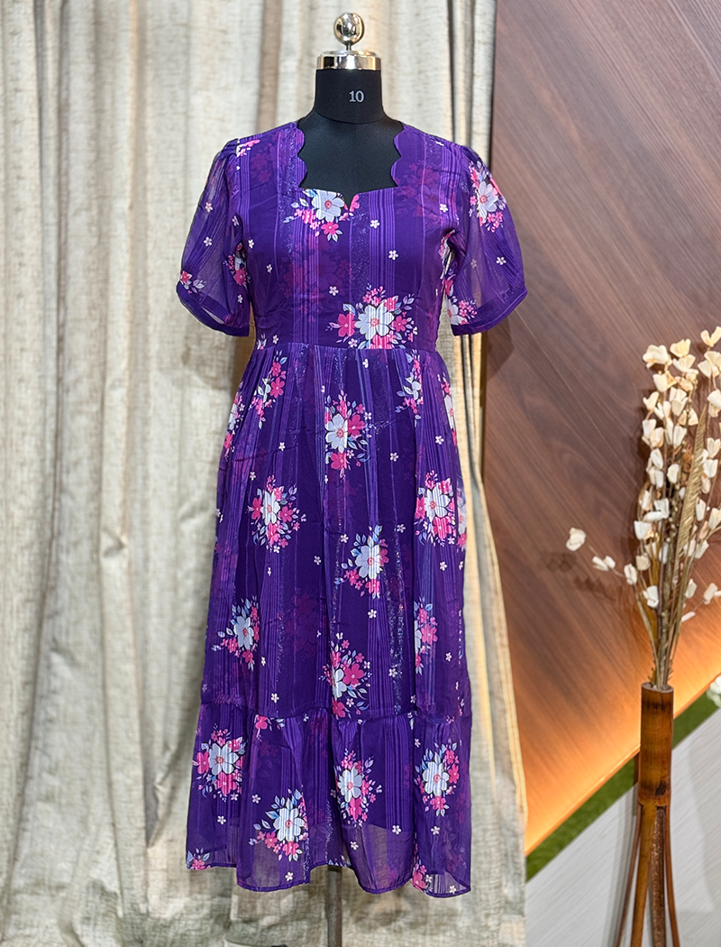7313 -  Georgette Frock