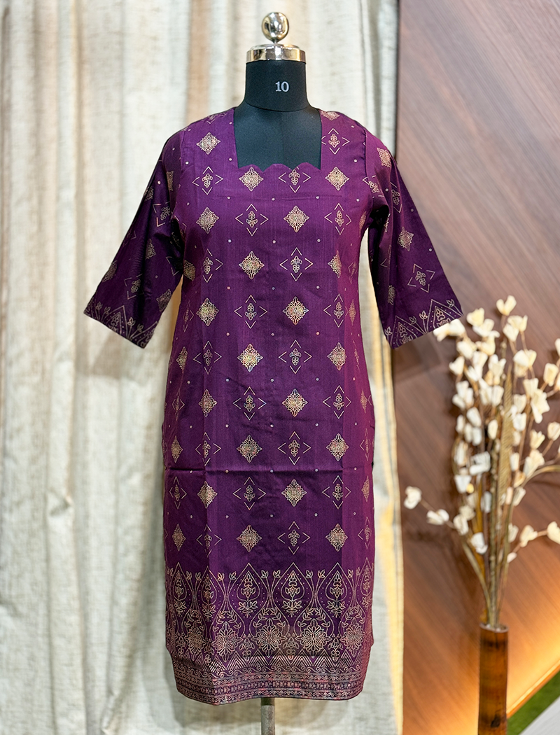 7320 -  SILK KURTIS