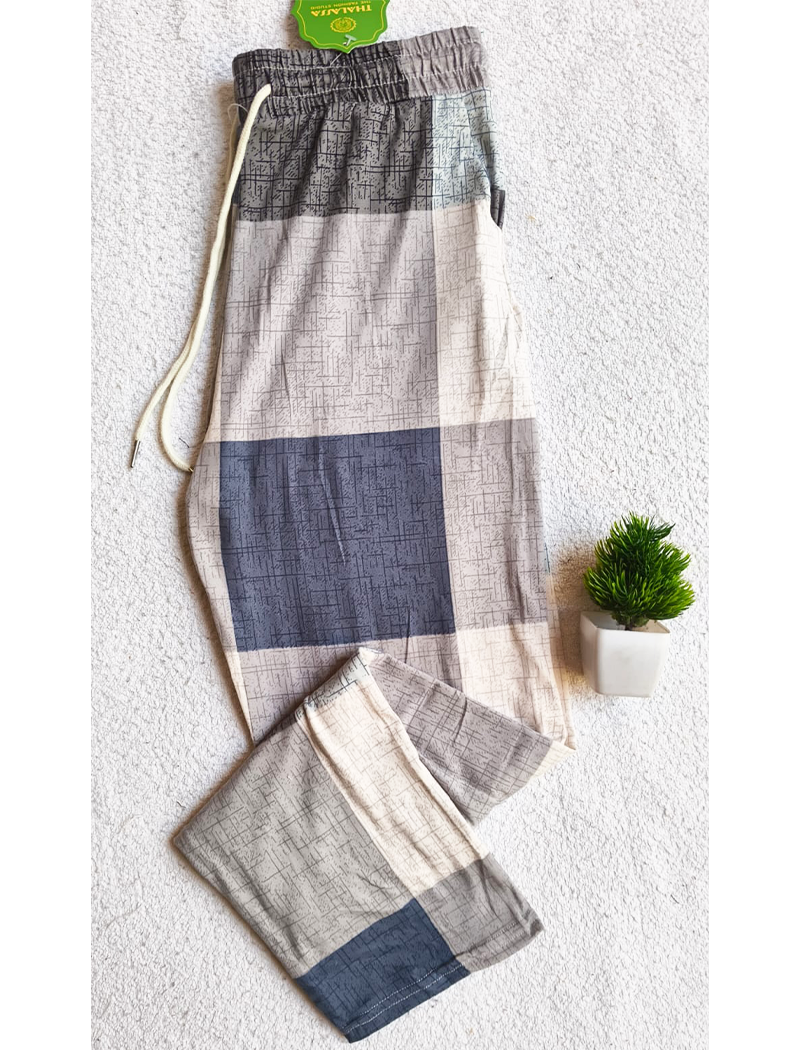 7393 - PRINTED STRAIGHT PANT