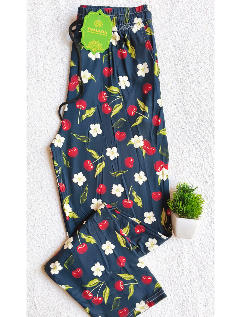 7396 - PRINTED STRAIGHT PANT