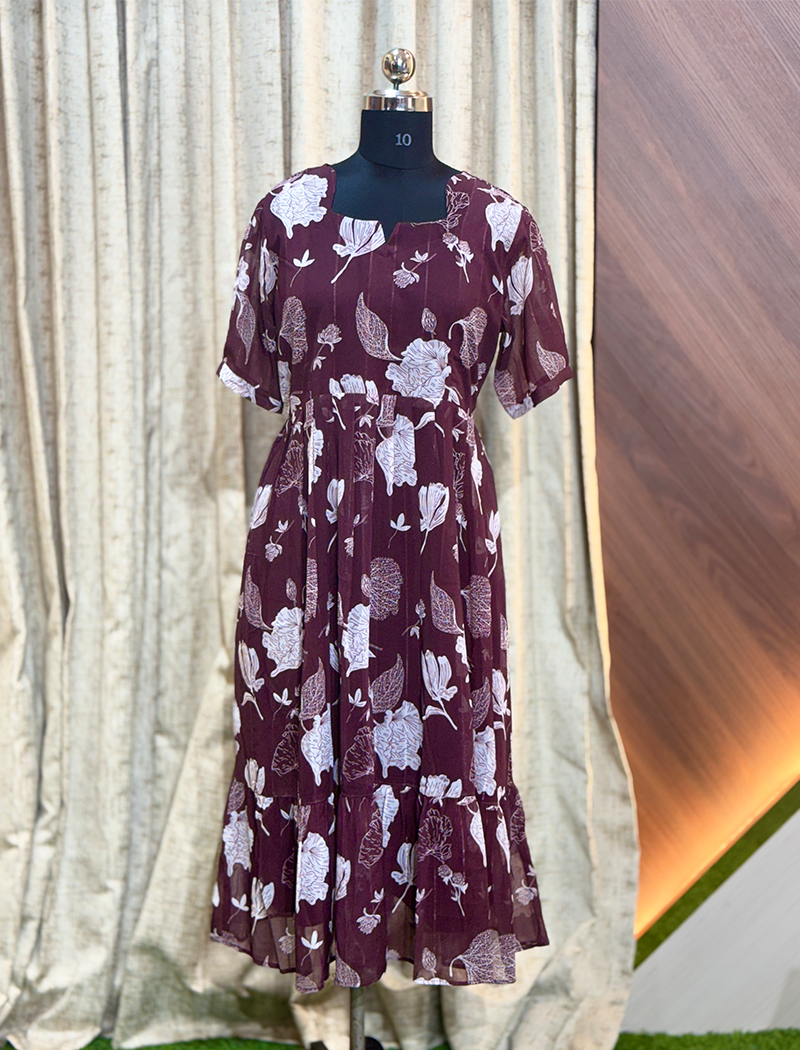 7529 -  Georgette Frock