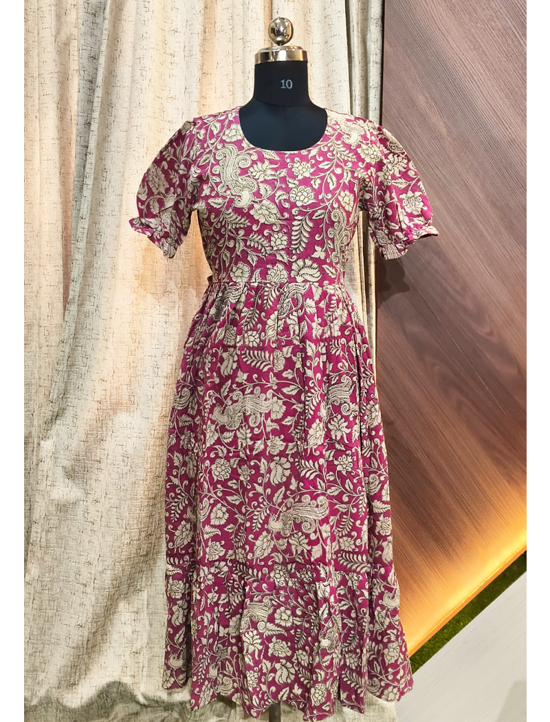 7870 - Kalamkari  Frock