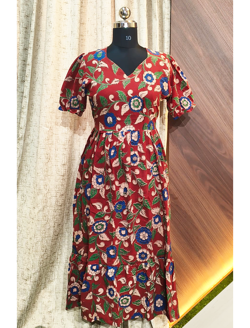 7871 - Kalamkari  Frock